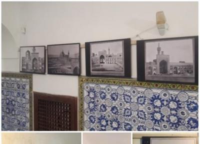 نمایشگاه عکس های قاجاری حرم رضوی در موزه گرمابه پهنه سمنان