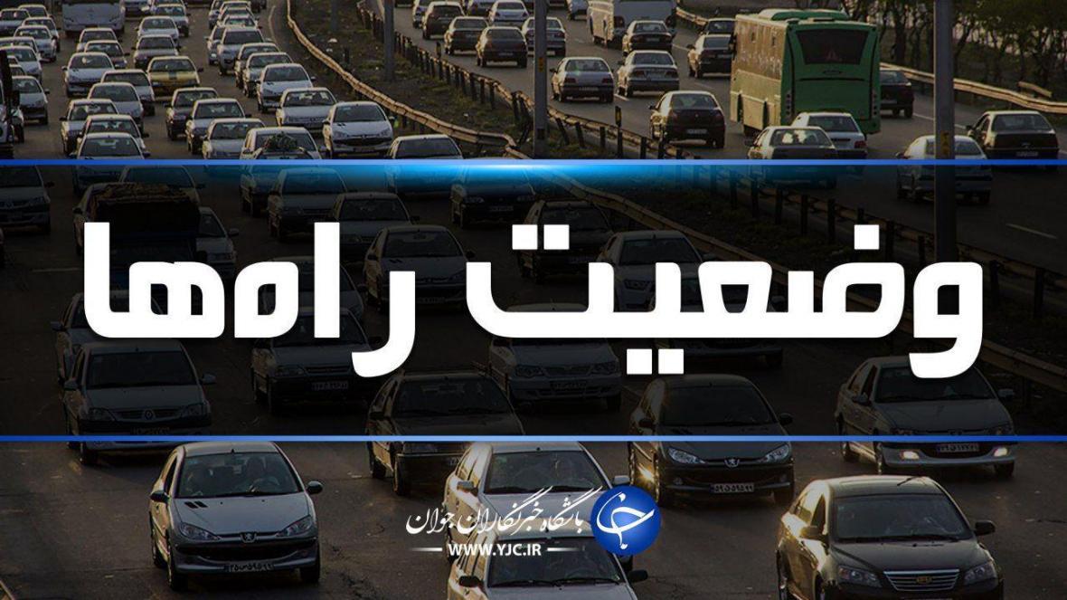 ترافیک نیمه سنگین در محور کرج - تهران ترافیک نیمه سنگین در محور کرج - تهران