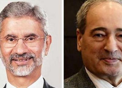 تأکید وزرای خارجه هند و سوریه بر گسترش روابط دو جانبه خبرنگاران