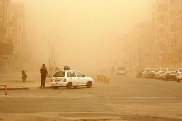 هوای کردستان غبار آلود می شود