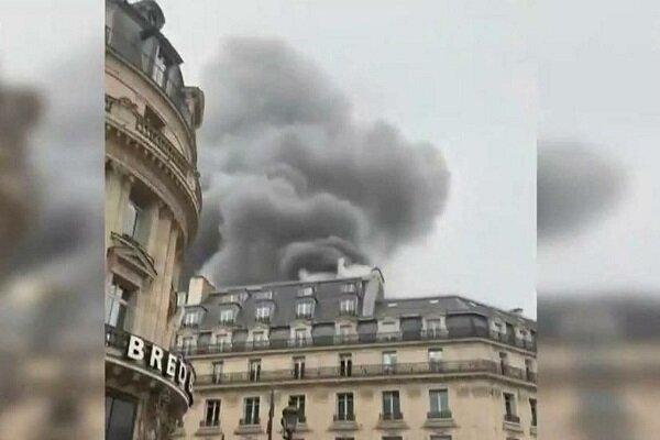 تور فرانسه: ساختمانی در مرکز پاریس طعمه حریق شد، تعطیلی حمل و نقل عمومی