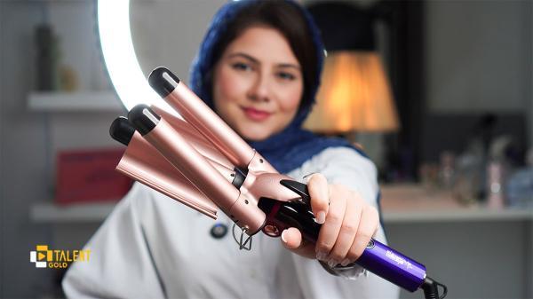 آنالیز فر کننده موی DSP مدل 20247؛ تاشو و دارای چهار درجه مختلف دمایی
